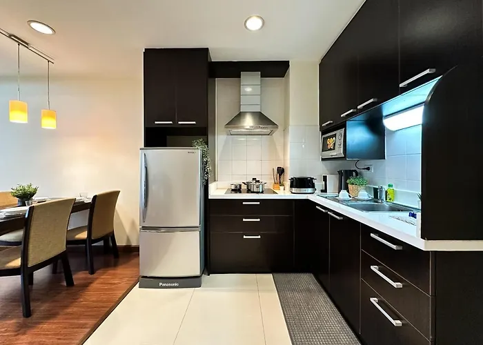 アパート Vibrant Modern 57 Sqm - Ultra Fast Wifi - Bts Thonglor