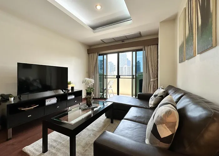Vibrant Modern 57 Sqm - Ultra Fast Wifi - Bts Thonglor *