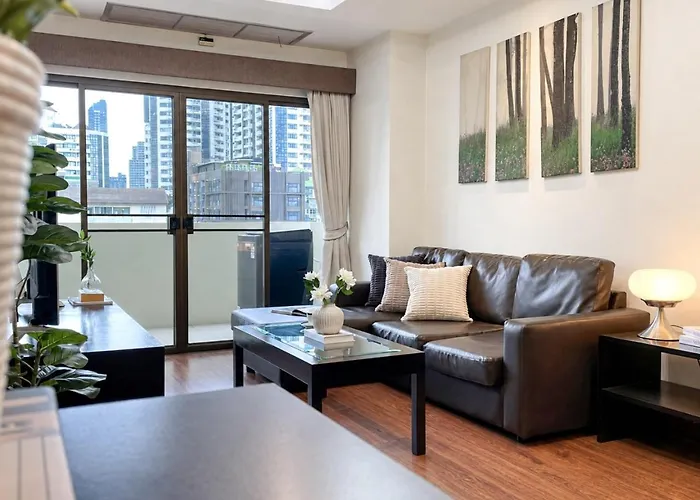 アパート Vibrant Modern 57 Sqm - Ultra Fast Wifi - Bts Thonglor